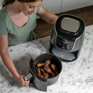 Hot air fryer Ninja AF160EU, 1750W, 5.2 l, 6 functions, digital panel, 0-240 °C, Black