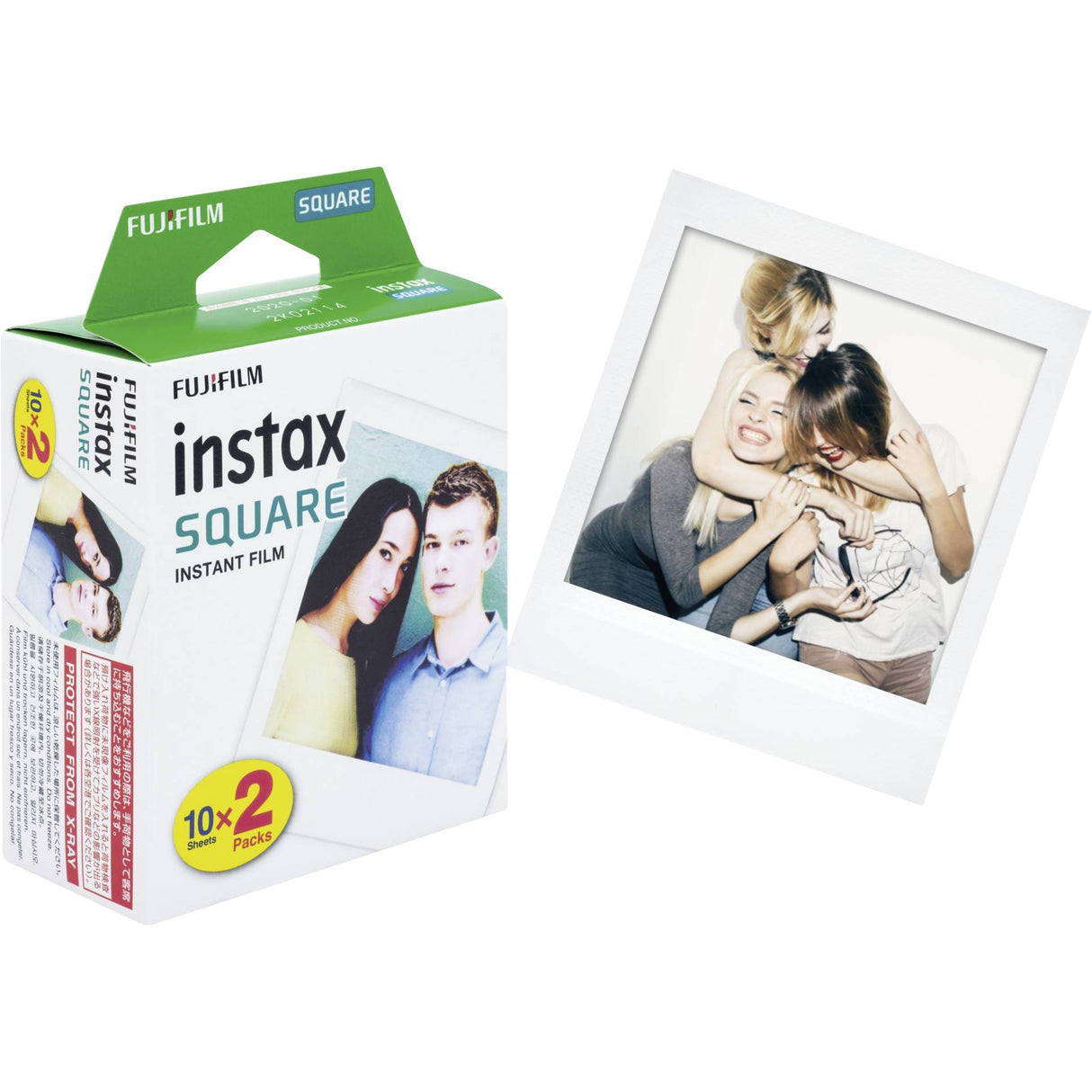 Фотохартия за моментално проявяване FujiFilm Instax Square 2x10 броя