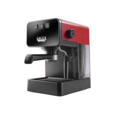 Еспресо машина Gaggia Style EG2111/03, 15 бара, Капацитет на резервоара за вода 1.2 л, 230V, 1900 W, Автоматично спиране, Функция Memo, Червен