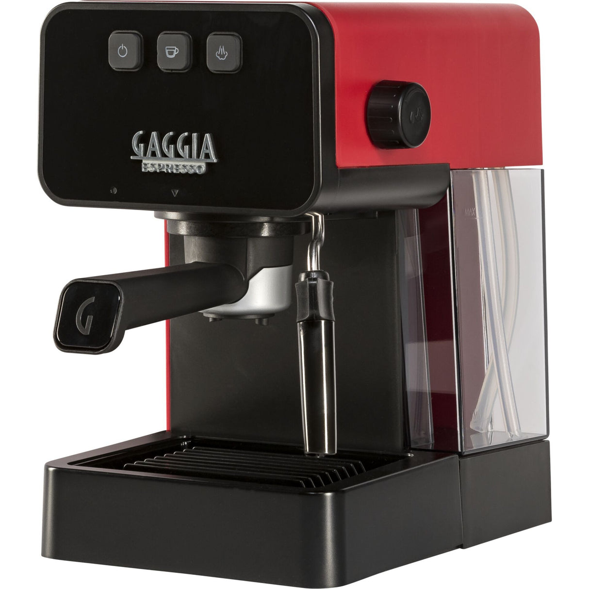 Еспресо машина Gaggia Style EG2111/03, 15 бара, Капацитет на резервоара за вода 1.2 л, 230V, 1900 W, Автоматично спиране, Функция Memo, Червен