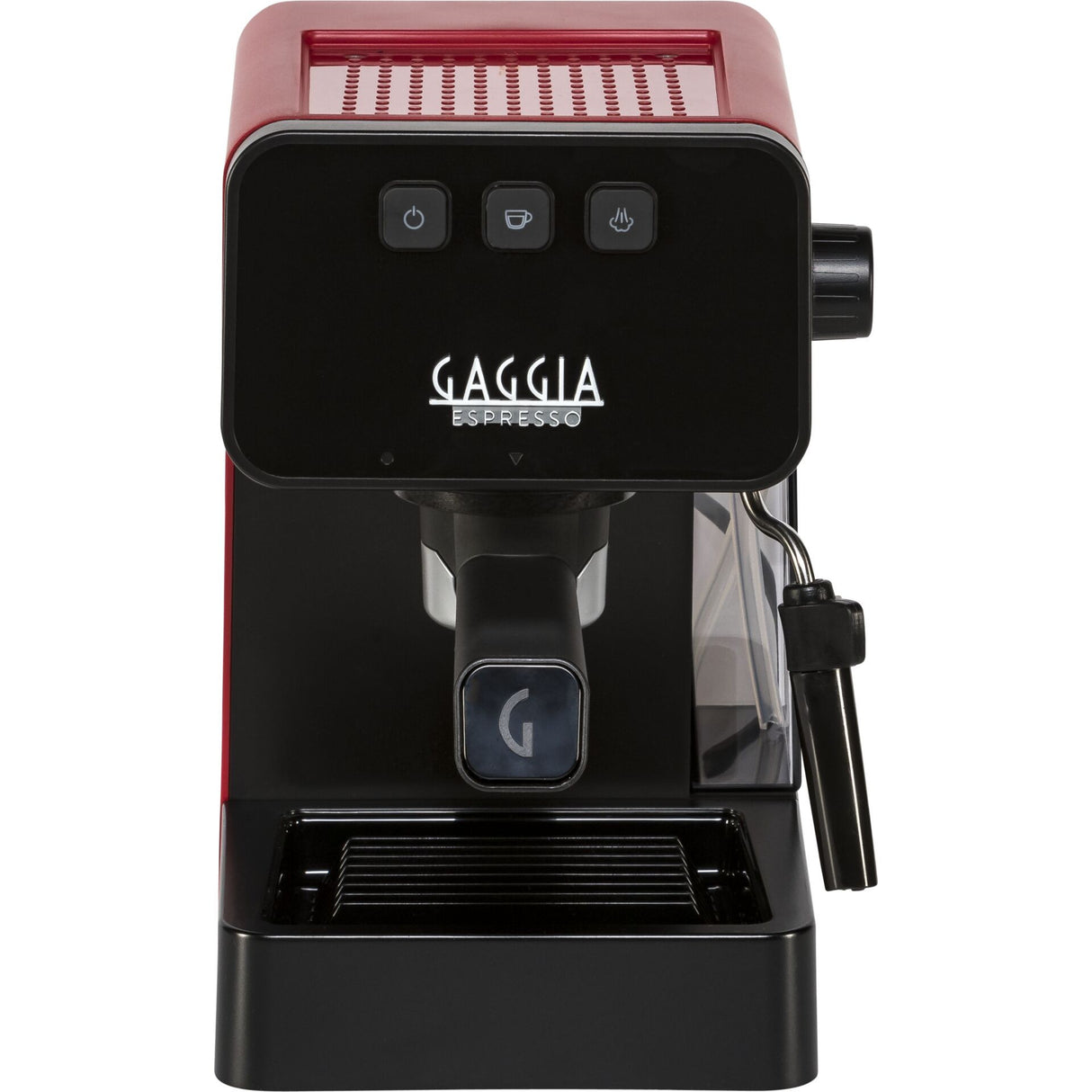 Еспресо машина Gaggia Style EG2111/03, 15 бара, Капацитет на резервоара за вода 1.2 л, 230V, 1900 W, Автоматично спиране, Функция Memo, Червен