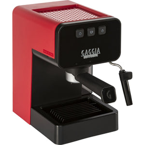 Еспресо машина Gaggia Style EG2111/03, 15 бара, Капацитет на резервоара за вода 1.2 л, 230V, 1900 W, Автоматично спиране, Функция Memo, Червен