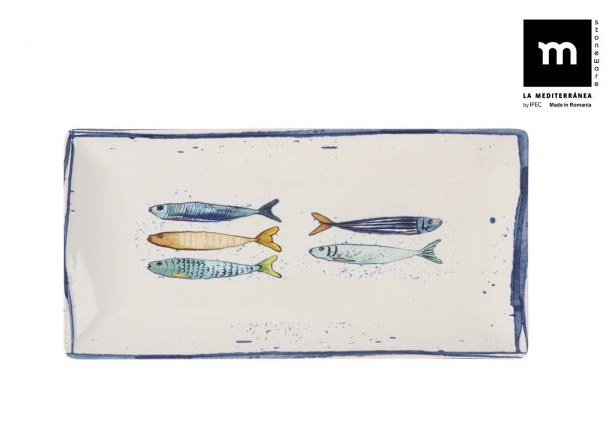 Плато LA MEDITERRANEA Peixe, 30x15 cm, порцелан
