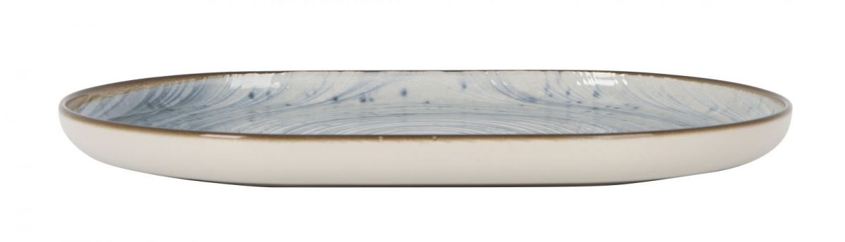 Плато овал LA MEDITERRANEA Swirl, 30x20 cm, порцелан