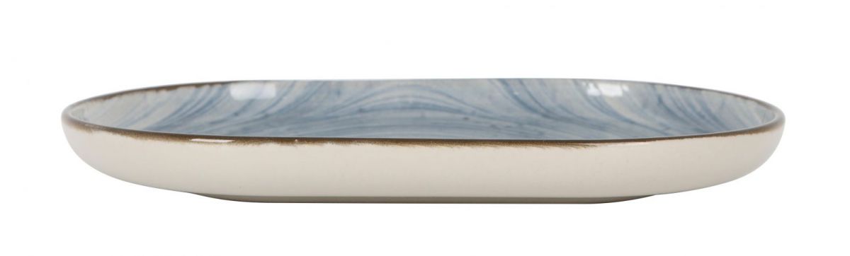 Плато овал LA MEDITERRANEA Swirl, 20x13 cm, порцелан