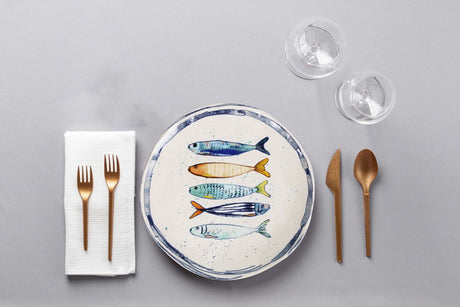 Десертна чиния LA MEDITERRANEA Peixe, 20 cm, порцелан