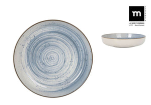 Дълбока купа LA MEDITERRANEA Swirl, 23 cm, порцелан