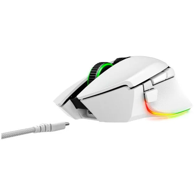 Безжична мишка Gaming Razer Basilisk V3 PRO, 30k DPI, Бял