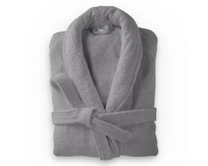 Dreamhouse Cotton Robe, Light Grey, L-XL