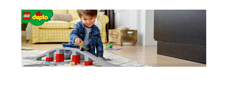 LEGO® DUPLO® Bridge and Track 10872, 26 pieces