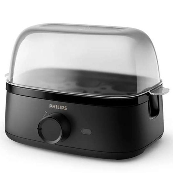 Egg maker Philips HD9137/90, 400 W, 6 eggs, light indicator, sound signal, graduated glass, Black 