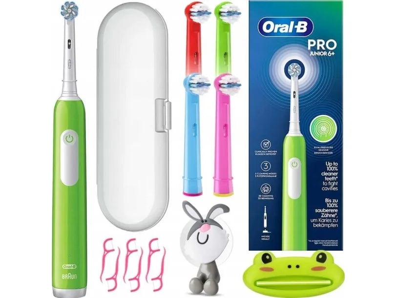 Електрическа четка за зъби Oral-B Pro Junior 743027, Многоцветен