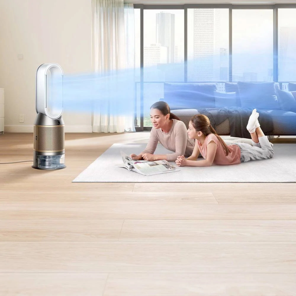 Dyson PH04 Air Purifier, WiFi, Bluetooth, 10 Speed ​​Levels, HEPA Filter H13, Magnetic Remote Control, Gold