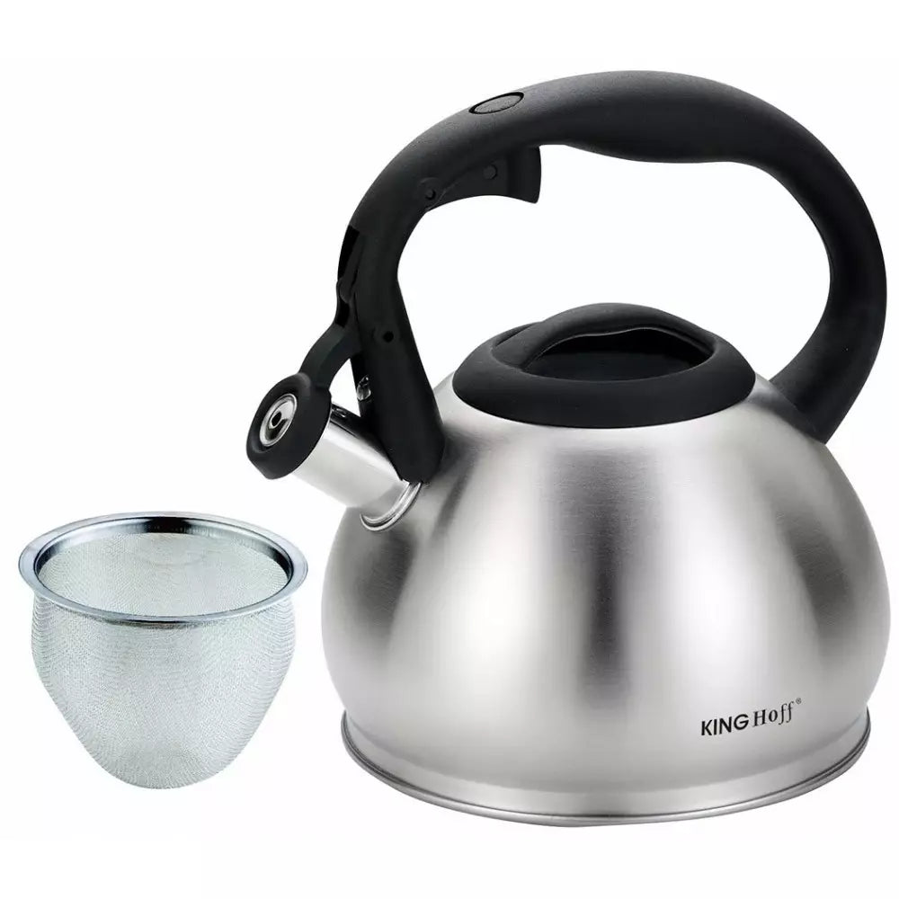 KingHoff 1633 kettle with whistle and infuser, 1.2 L