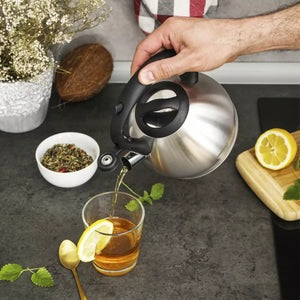 KingHoff 1633 kettle with whistle and infuser, 1.2 L