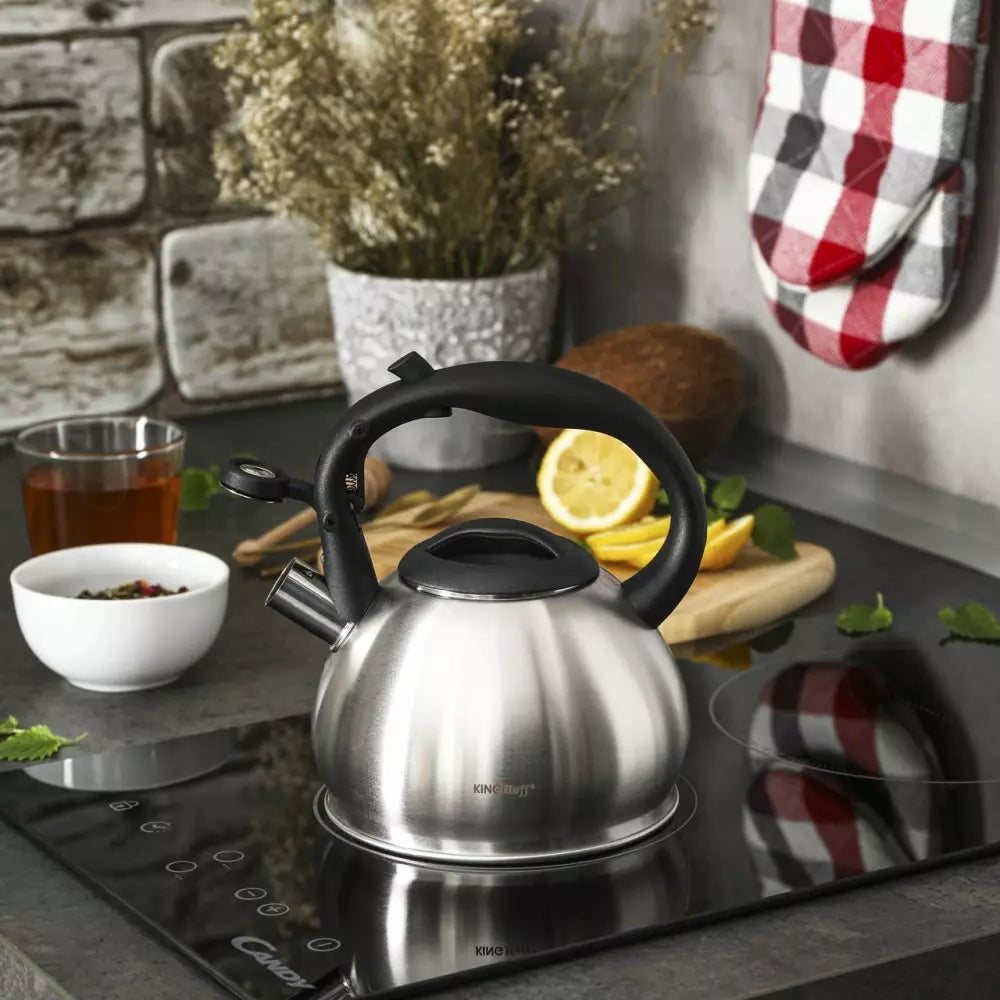 KingHoff 1633 kettle with whistle and infuser, 1.2 L