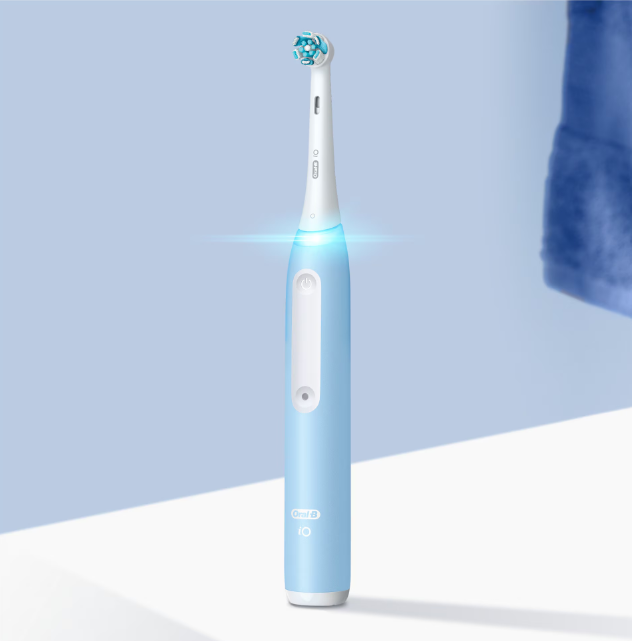 Комплект електрически четки за зъби Oral-B, iO 3, Черен, Син