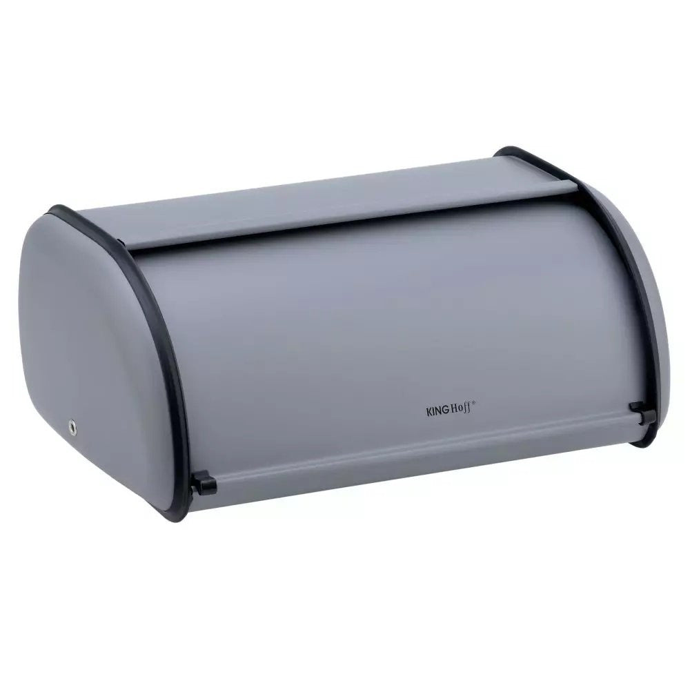 Bread box KingHoff 1751, 15x24x36 cm, Grey