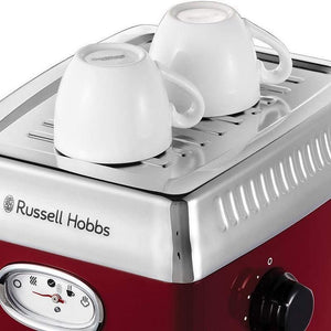 Retro coffee maker Russell Hobbs 28250-56, 1300W, 15 bars, Red