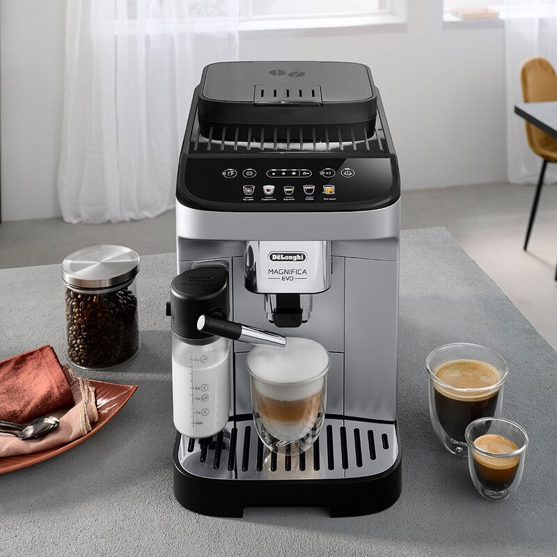 Кафеавтомат Delonghi Magnifica Evo ECAM 290.61.SB, 1450W, 1.8 L, 15 бара, LatteCrema, Сребрист