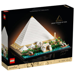 LEGO® Architecture - Голямата пирамида в Гиза 21058, 1476 части