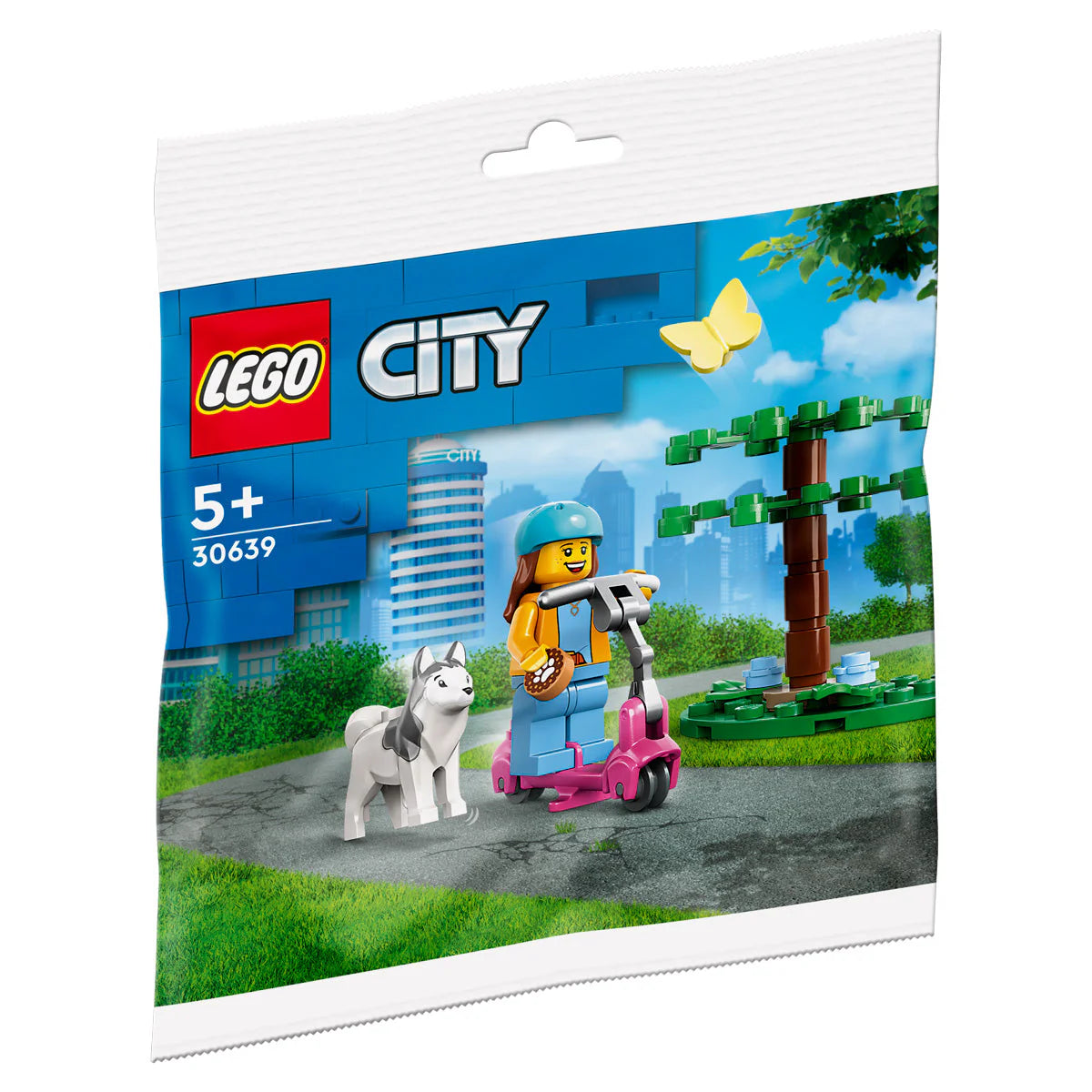 LEGO® City 30639 Бягане на кучета и тротинетка