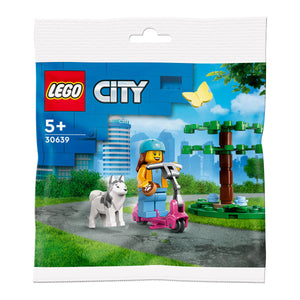 LEGO® City 30639 Бягане на кучета и тротинетка