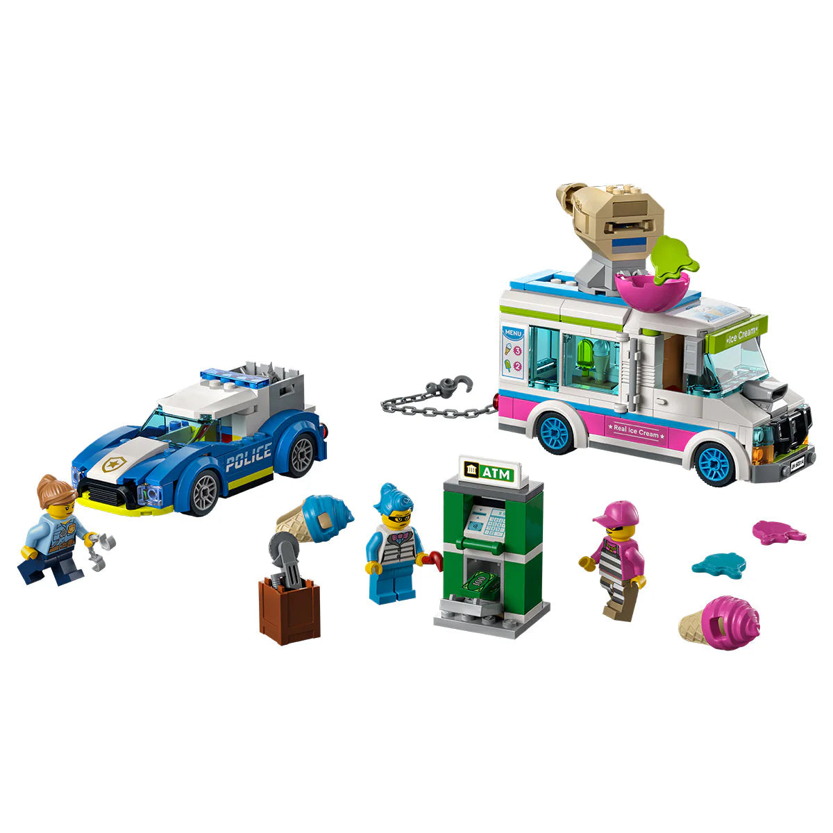 LEGO® City Ice Cream Van Police Chase 60314, 317 pieces