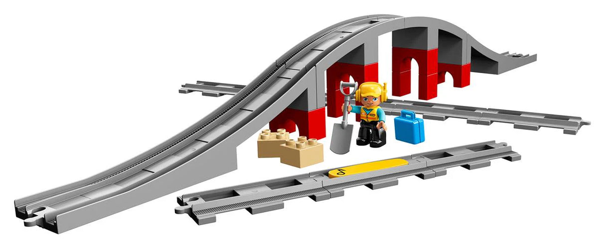 LEGO® DUPLO® Мост и релсов път 10872, 26 части