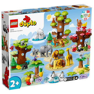 LEGO® DUPLO - Диви животни от целия свят 10975, 142 части