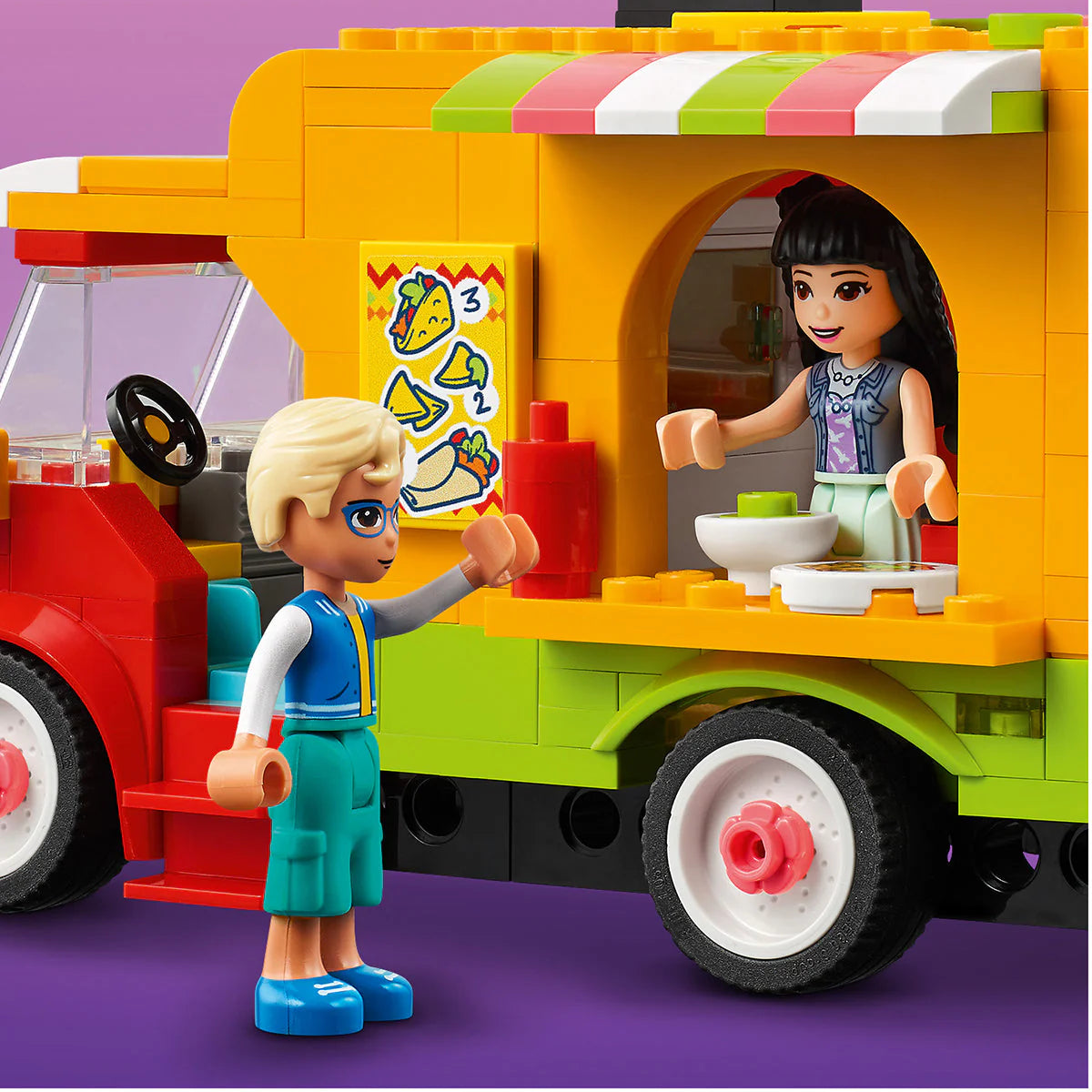 LEGO® Friends - Уличен пазар за храна 41701, 592 части