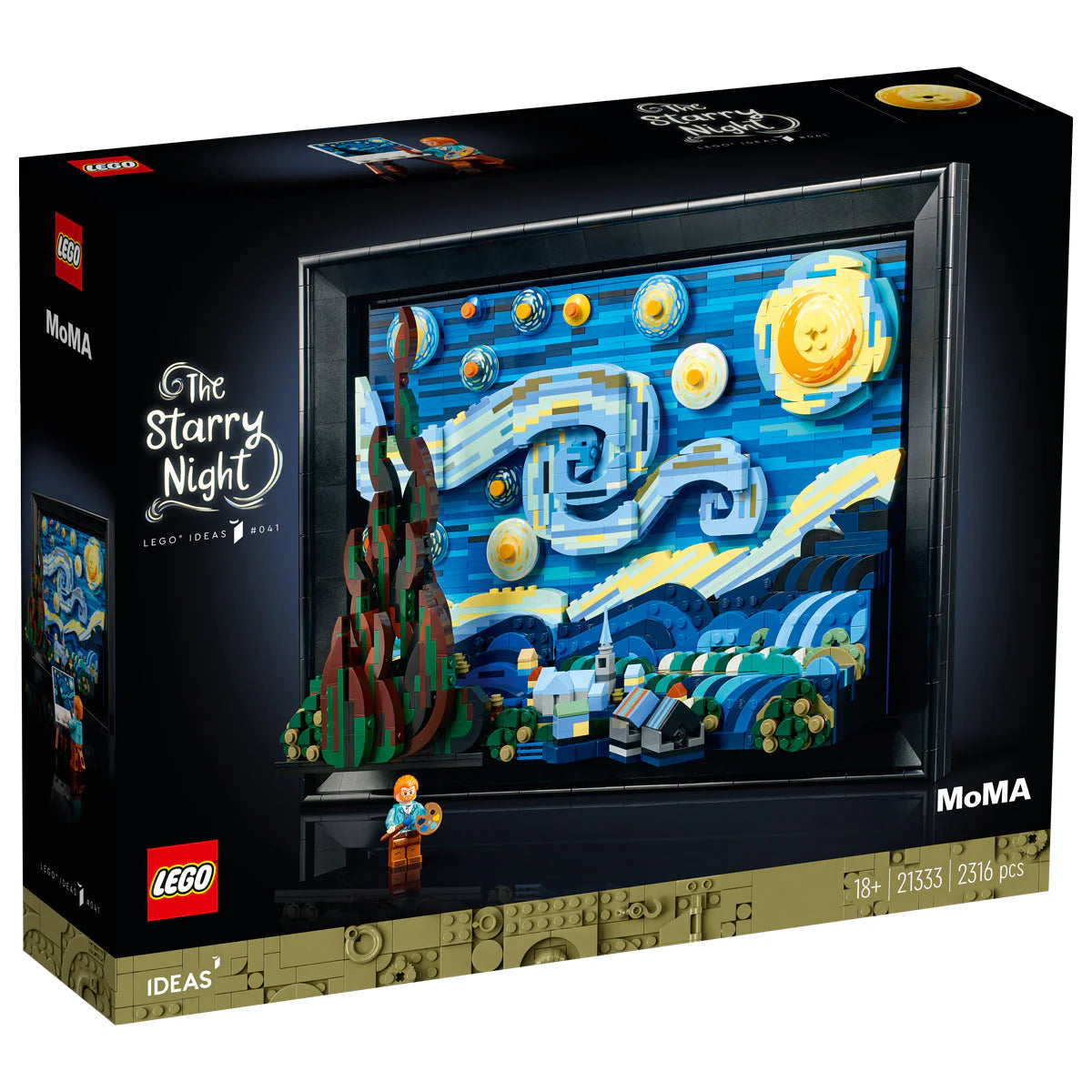 LEGO® Ideas - Vincent van Gogh - Звездна нощ 21333, 2316 части