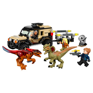 LEGO® Jurassic World - Транспортиране на Пирораптор и Дилофозавър 76951, 254 части