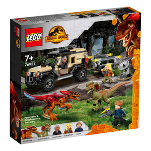 LEGO® Jurassic World - Транспортиране на Пирораптор и Дилофозавър 76951, 254 части