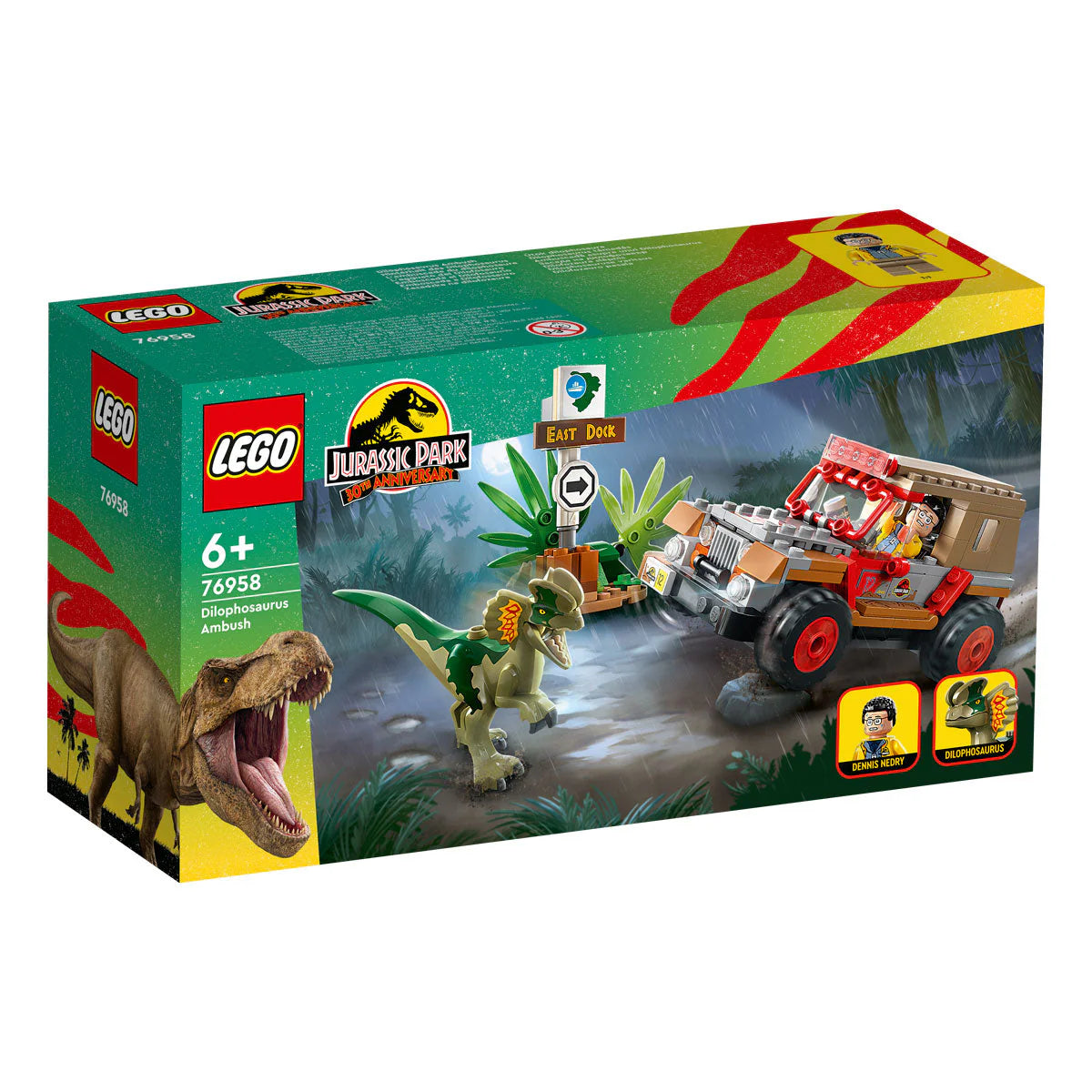 LEGO® Jurassic World - Ambush on a Dilophosaurus 76958, 211 части