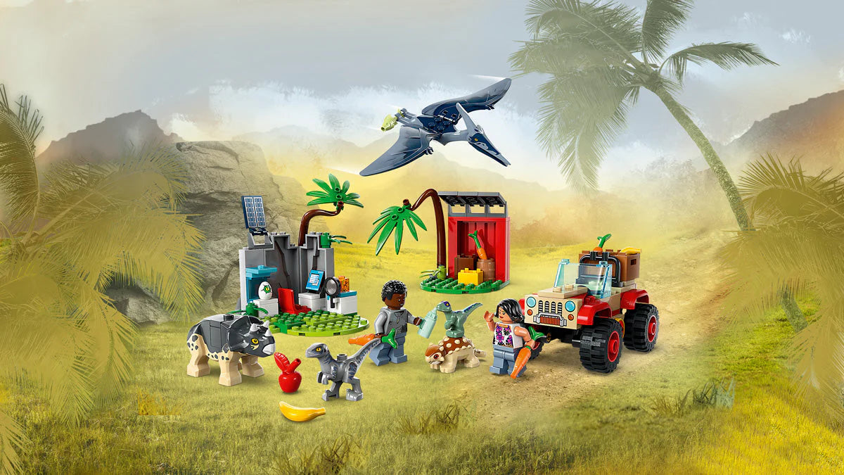 LEGO® Jurassic World - Спасителен център за бебета динозаври 76963, 139 части