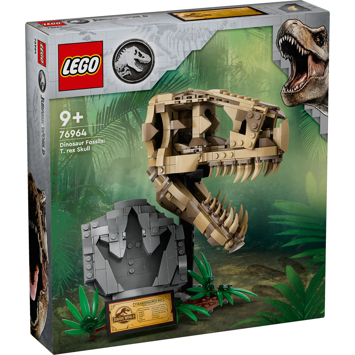 LEGO® Jurassic World - Dinosaur fossils: Череп T. REX 76964, 577 части