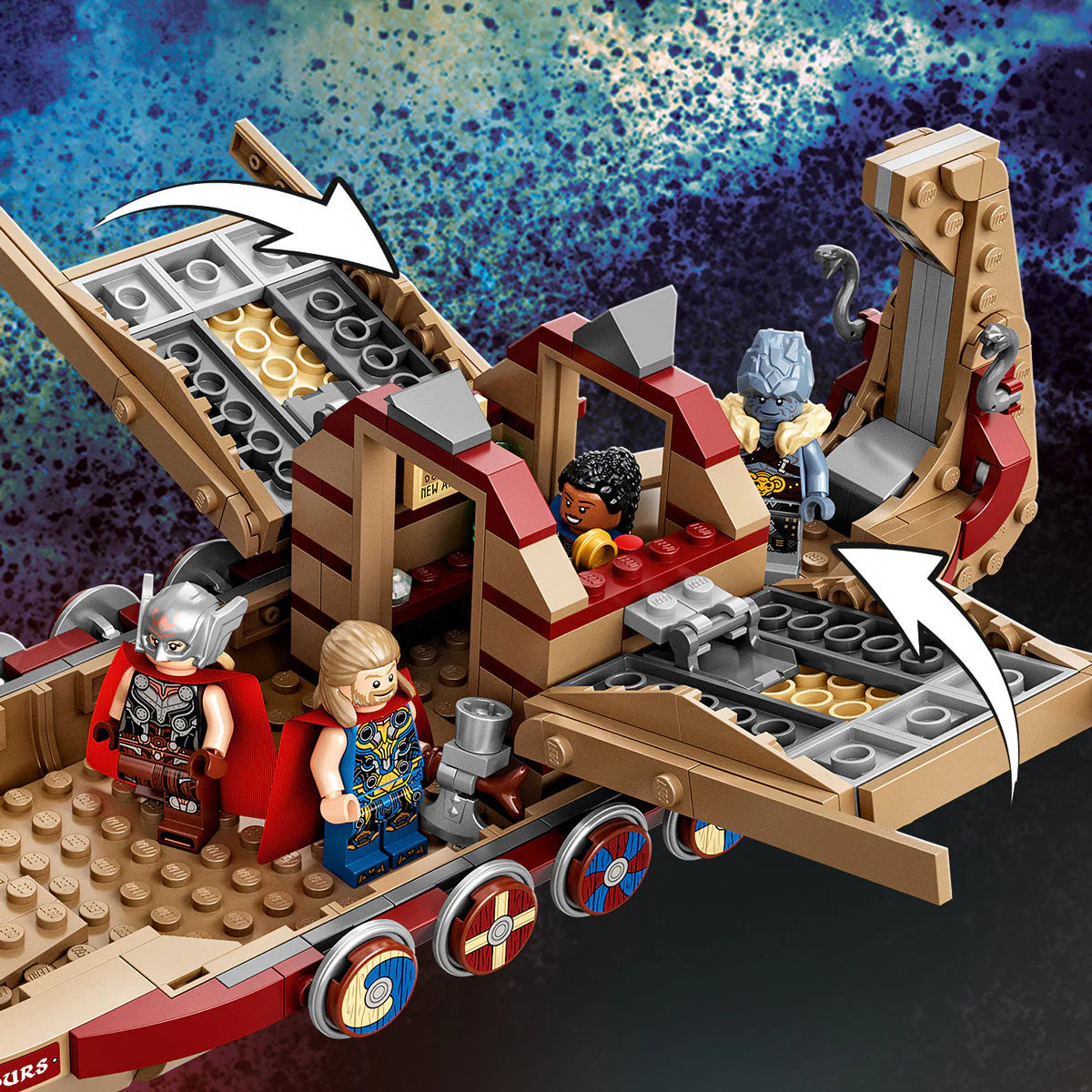 LEGO® Super Heroes - The Goat Boat 76208, 564 части