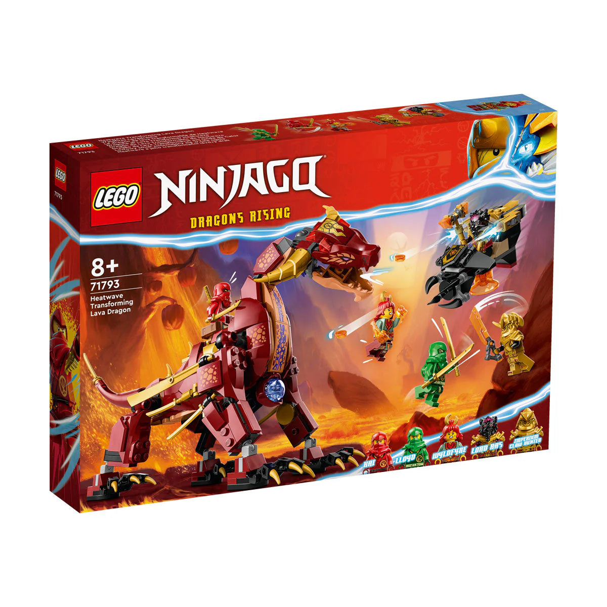 LEGO® Ninjago - Transforming Lava Dragon with Heat Wave 71793, 479 части