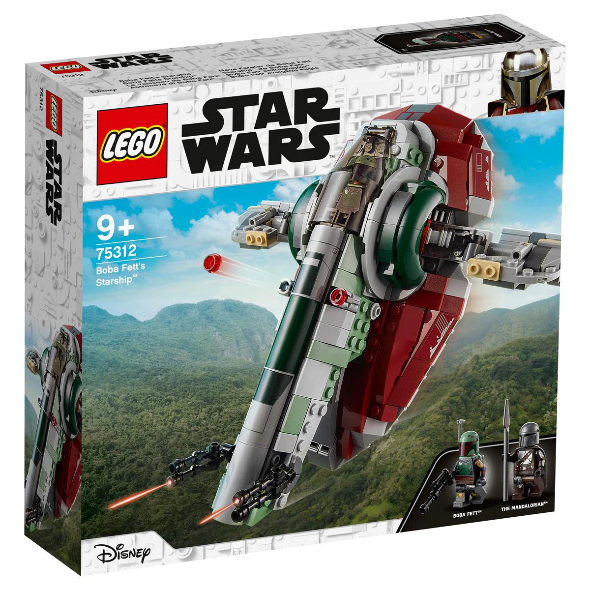 LEGO Star Wars - Boba Fett’s Starship 75312, 593 части