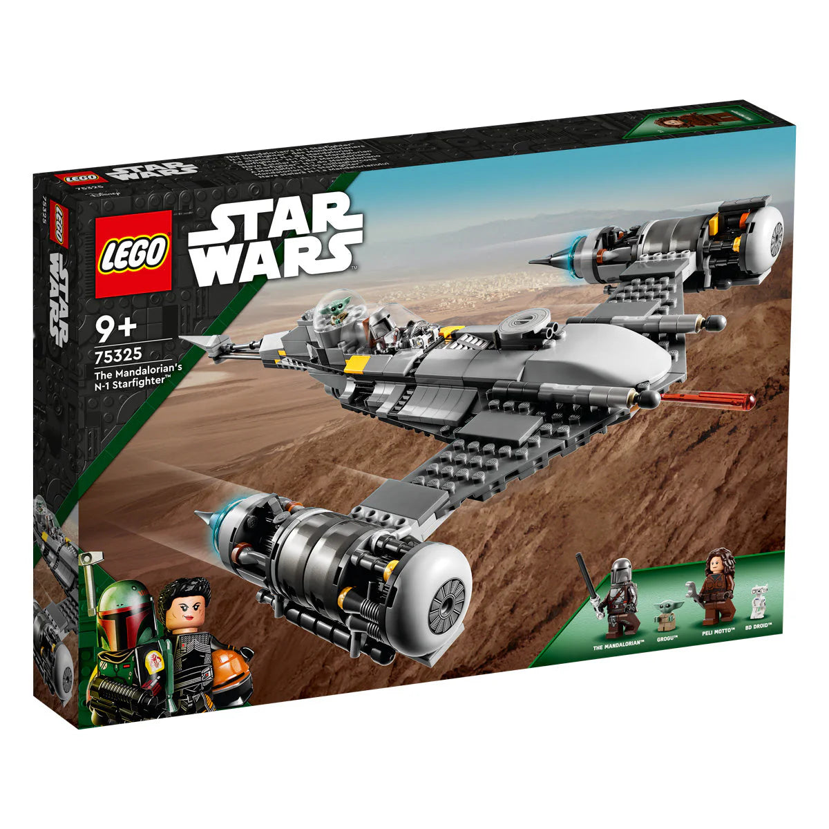 LEGO® Star Wars - Изтребител N-1 на мандалорианеца 75325, 412 части