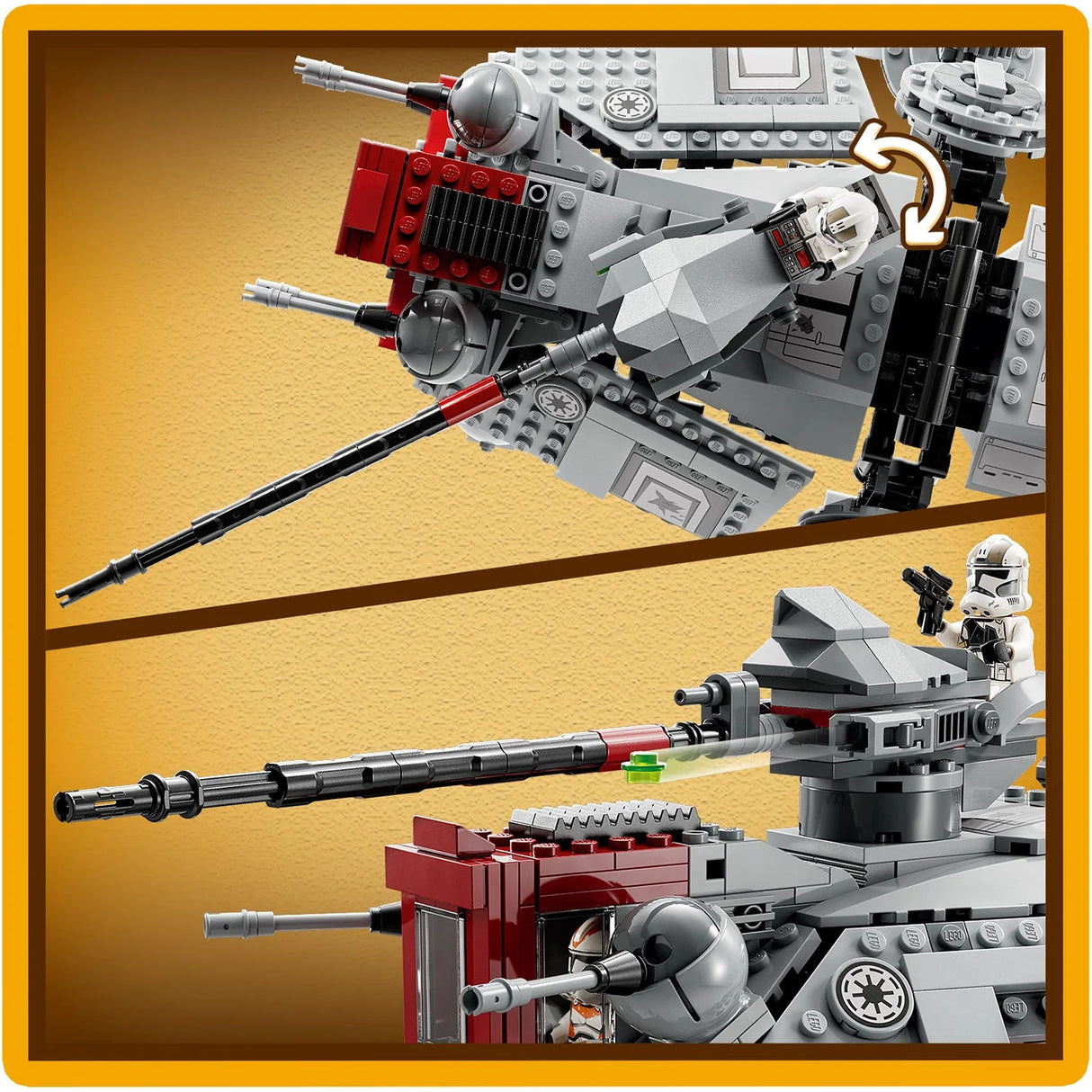 LEGO® Star Wars™ - AT-TE™ Walker 75337, 1082 части