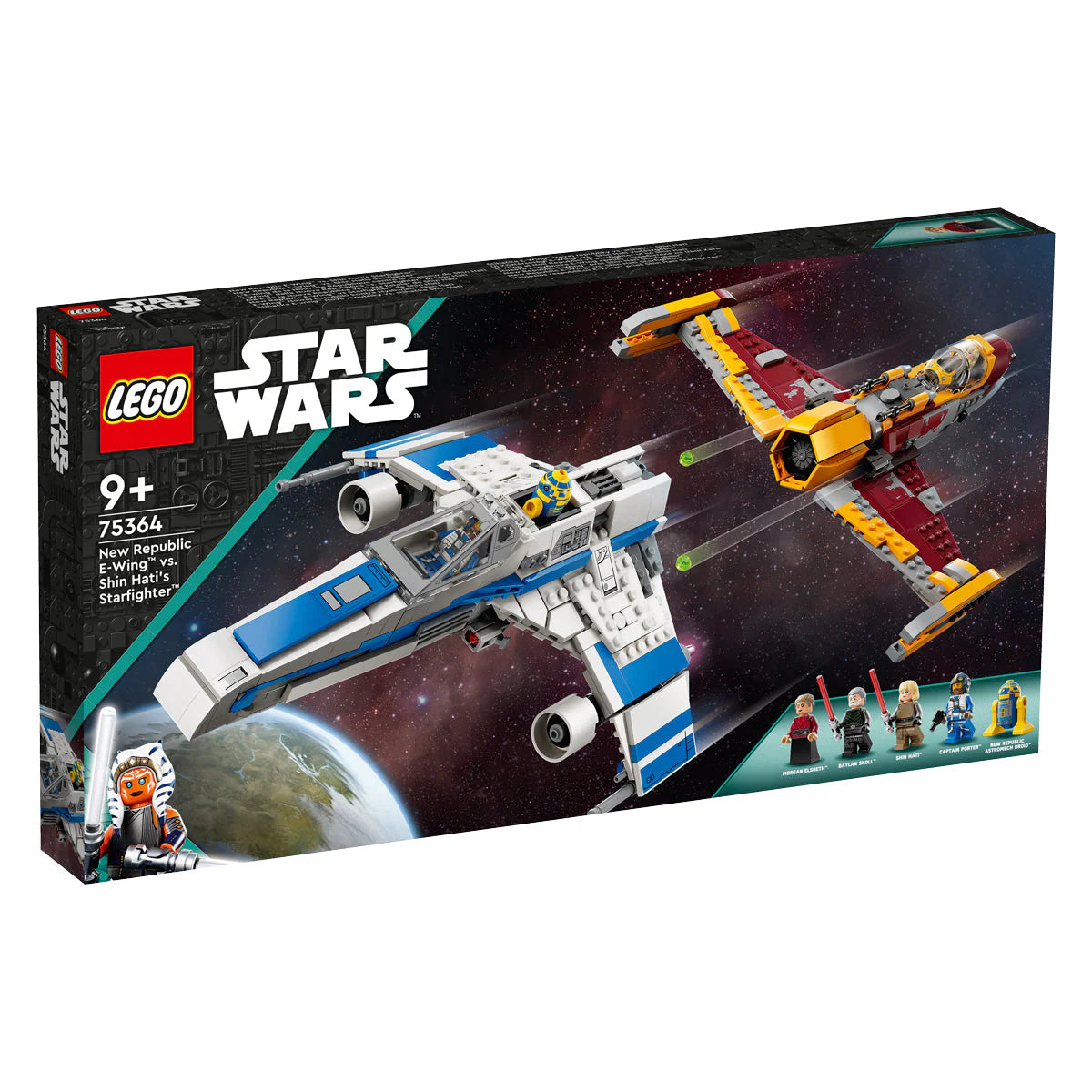 LEGO® Star Wars™ - New Republic E-Wing срещу Starfighter на Shin Hati 75364, 1056 части