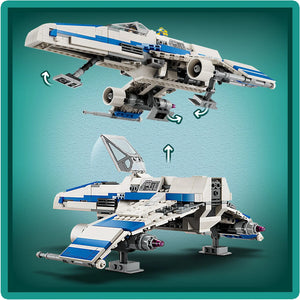 LEGO® Star Wars™ - New Republic E-Wing срещу Starfighter на Shin Hati 75364, 1056 части