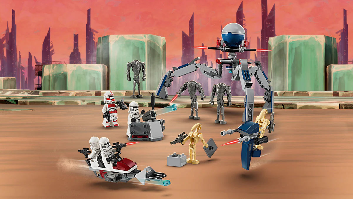 LEGO® Star Wars™ - Clone Trooper™ and Battle Droid Battle Pack 75372, 215 части