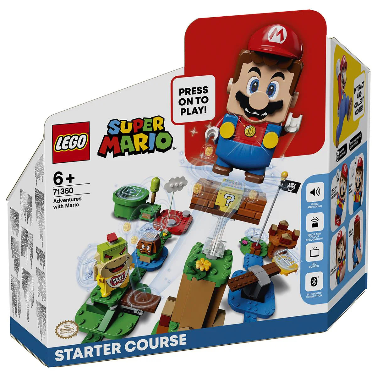 LEGO® Super Mario, Приключенията на Марио - основен комплект 71360, 231 части