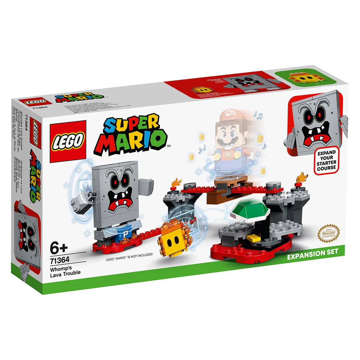 LEGO® Super Mario, Комплект за разширяване - Whomp 71364, 133 части