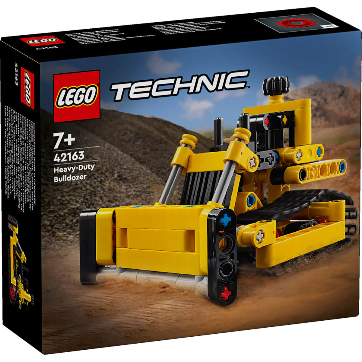 LEGO® Technic - Тежкотоварен булдозер 42163, 195 части