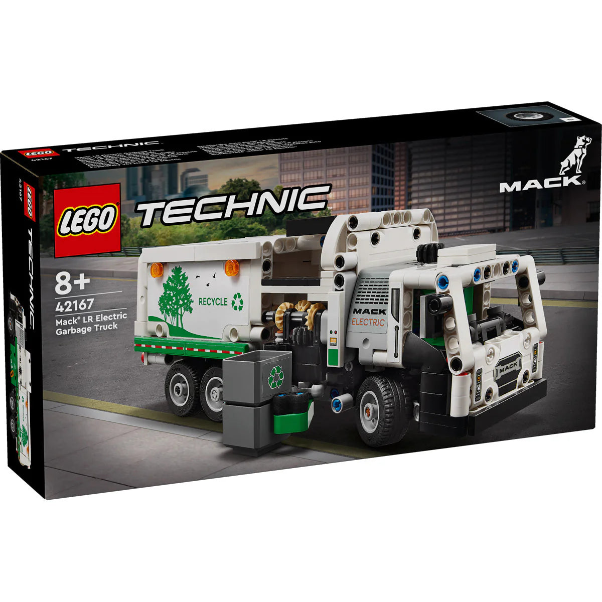 LEGO® Technic -Електрически камион за боклук Mack® LR 42167, 503 части