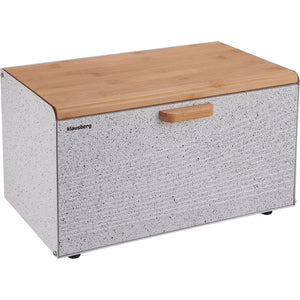 Bread box Klausberg 7466, Double opening, White marble